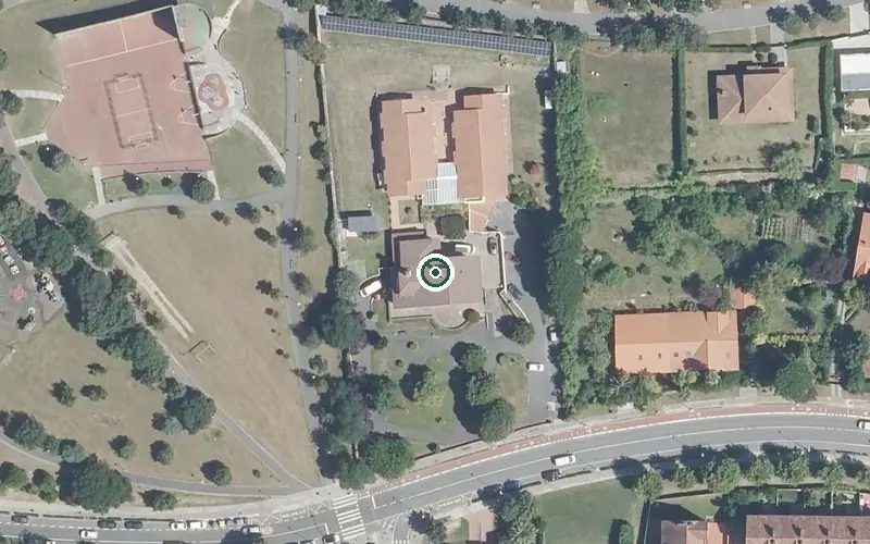 Vista aérea de la ubicación de Residencia Sopelana Egoitza