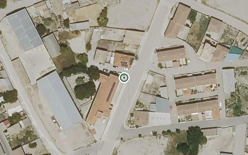 Vista aérea de la ubicación de Residencia de Mayores la Laguna