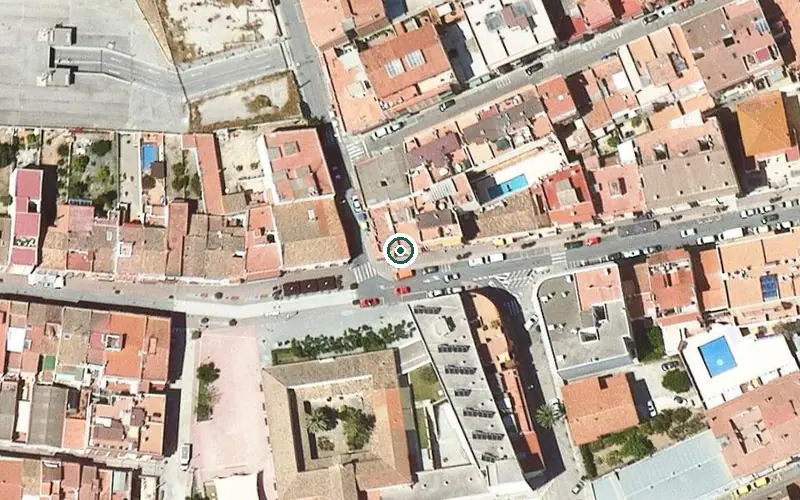 Vista aérea de la ubicación de Residència assistida Pere Badia