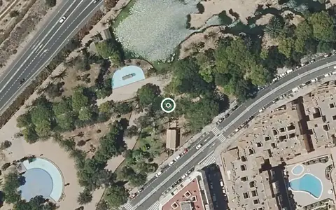 Vista aérea de la ubicación de Residencia para Personas Mayores Dependientes los Jardines de Clara