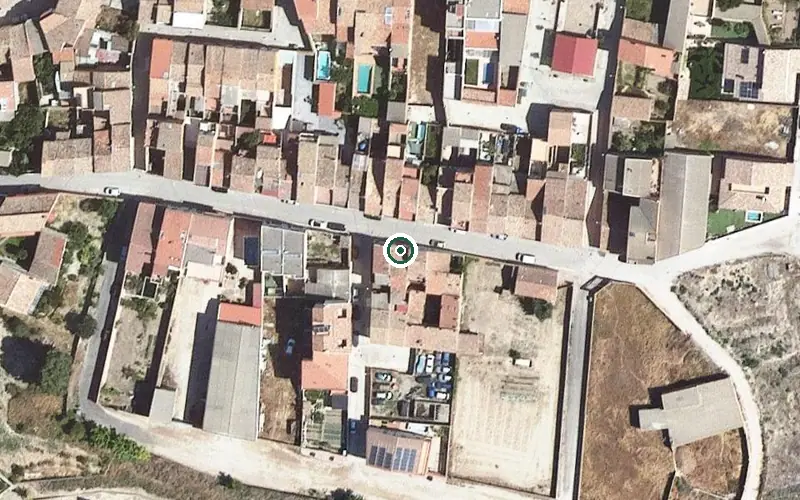 Vista aérea de la ubicación de Residència Bellpuig