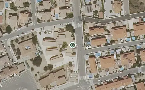 Vista aérea de la ubicación de Residencia de Mayores Municipal Santa María de la Antigua