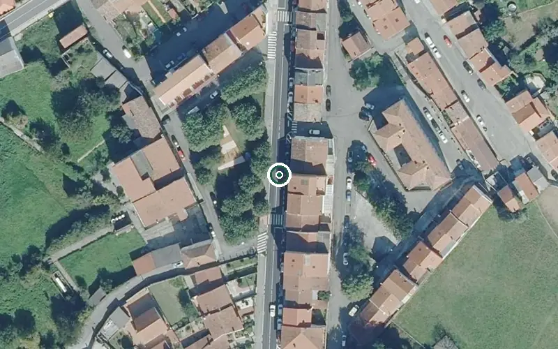 Vista aérea de la ubicación de Residencia Domusvi Noia