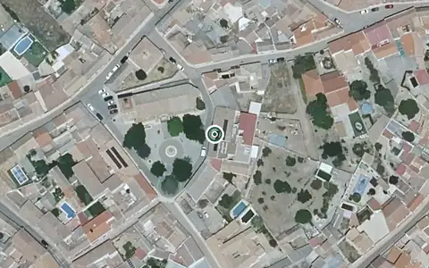 Vista aérea de la ubicación de Centro de Día Municipal