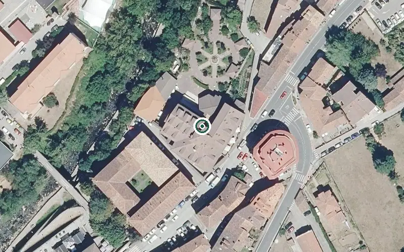 Vista aérea de la ubicación de Félix de las Cuevas