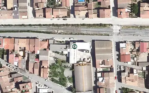 Vista aérea de la ubicación de Centre de serveis socials de Bell-lloc d'Urgell