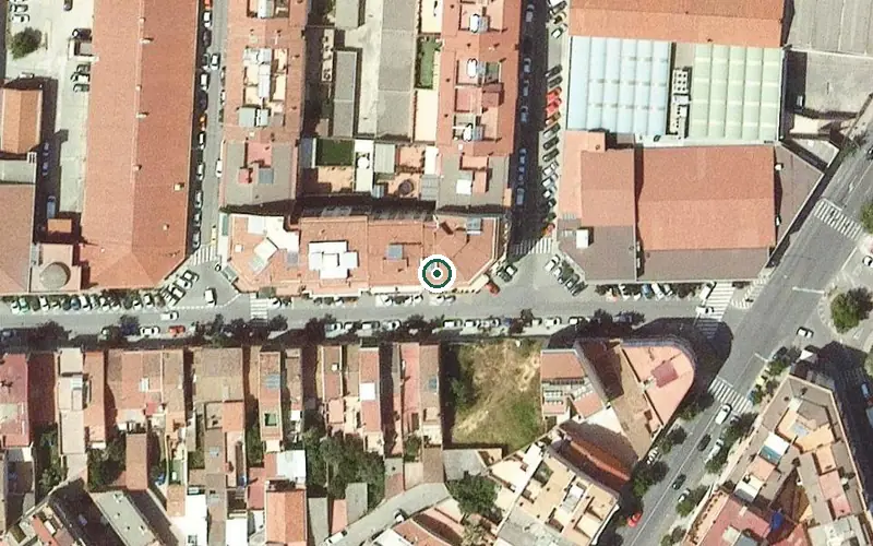Vista aérea de la ubicación de Centre de dia de la Residència geriàtrica Vellsolà 2