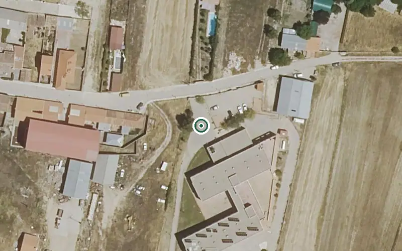 Vista aérea de la ubicación de Residencia de Mayores Municipal María Recuenco