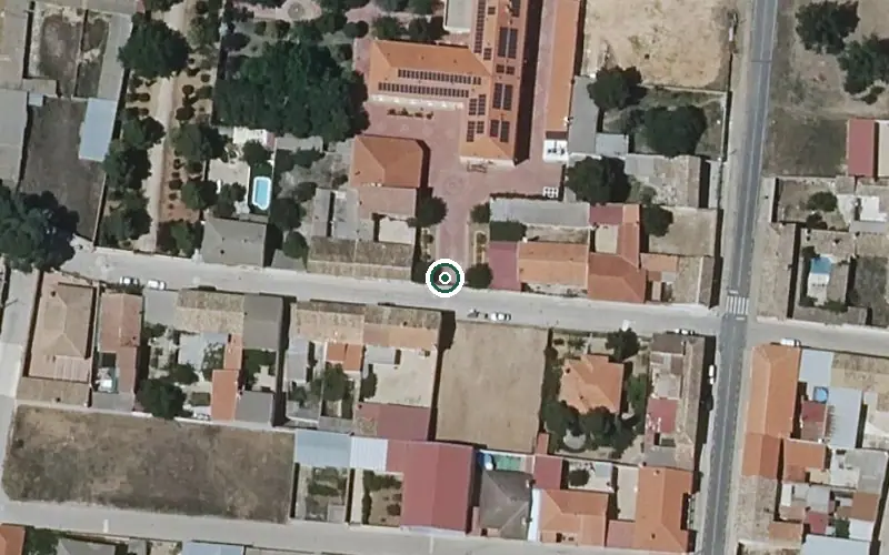 Vista aérea de la ubicación de Residencia de Mayores el Jardin