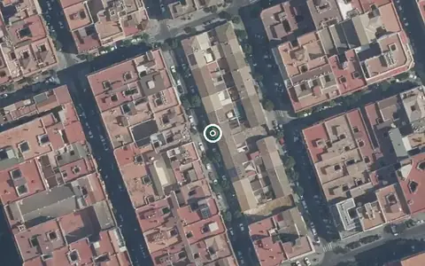 Vista aérea de la ubicación de Centro de Día para Mayores Ciudad Jardin