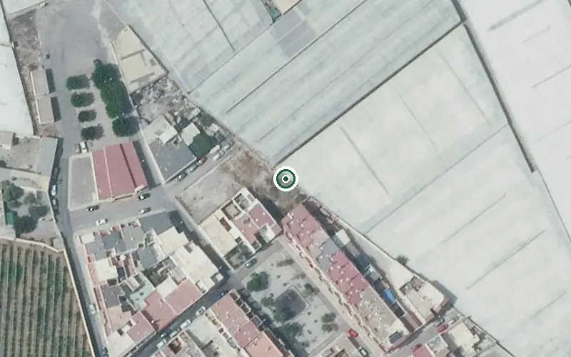 Vista aérea de la ubicación de Centro Residencial para Personas Mayores Mirasierra Aguadulce