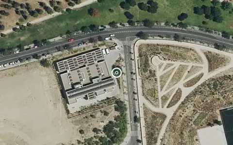 Vista aérea de la ubicación de Centro de Día Municipal Gertrudis de la Fuente Cognitivo