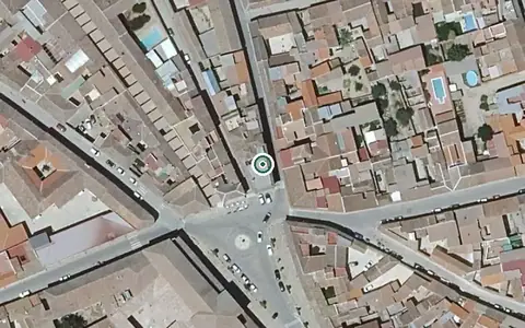 Vista aérea de la ubicación de Vivienda de Mayores Hogar Santa María Josefa