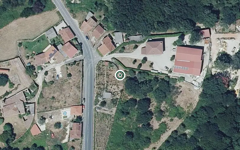 Vista aérea de la ubicación de Centro de Día de Coles