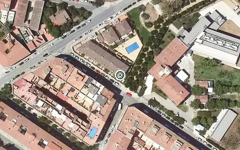 Vista aérea de la ubicación de Residència Pi i Sunyer