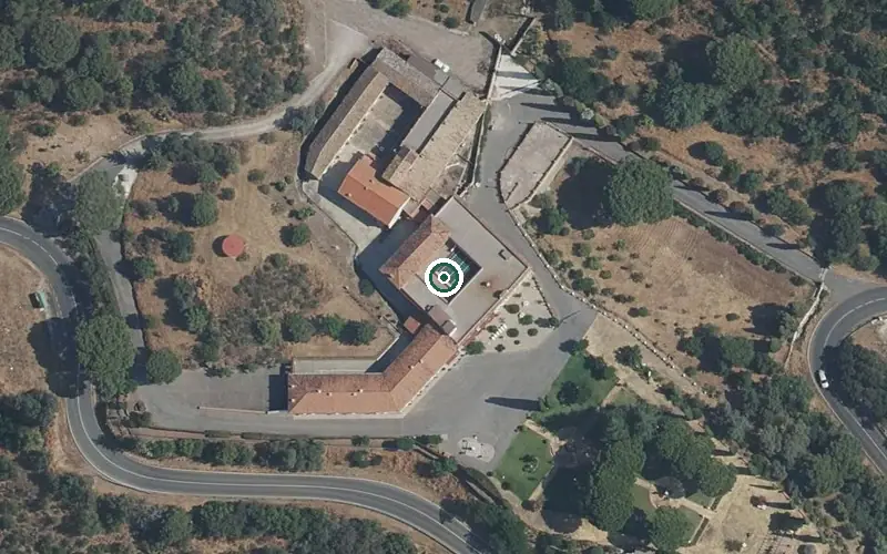 Vista aérea de la ubicación de Vivienda Tutelada San José