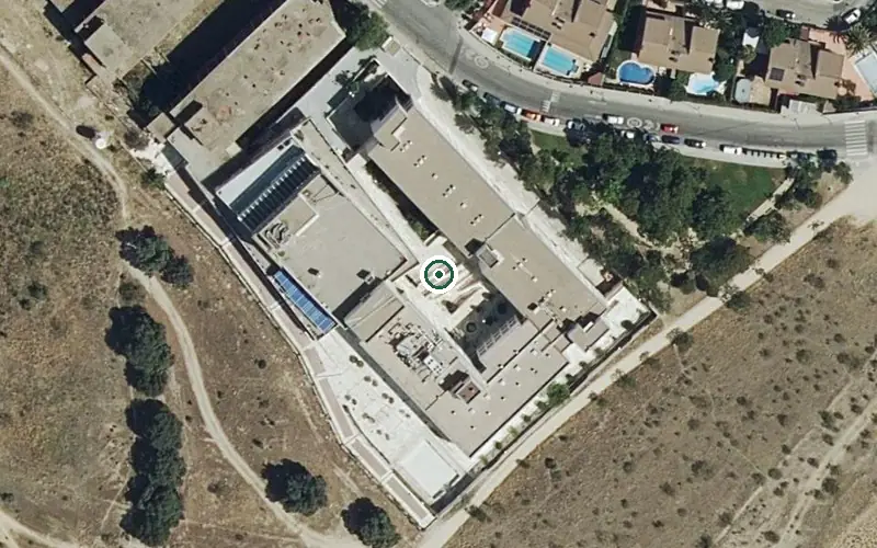 Vista aérea de la ubicación de Residencia Urbanización de Mayores