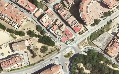 Vista aérea de la ubicación de Residència per a la gent gran el Vilar