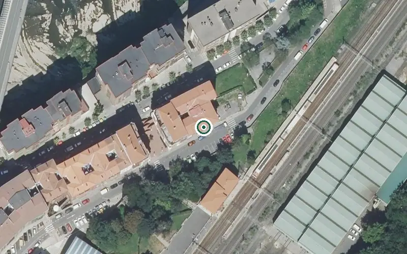 Vista aérea de la ubicación de Residencia Argietxea Egoitza
