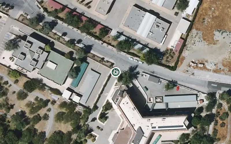 Vista aérea de la ubicación de Centro de Día para Mayores de Armilla