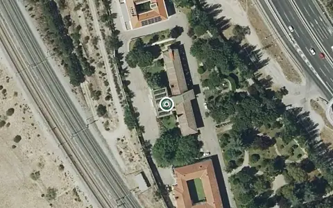 Vista aérea de la ubicación de Residencia San Luis Gonzaga Los Almendros (Madrid)