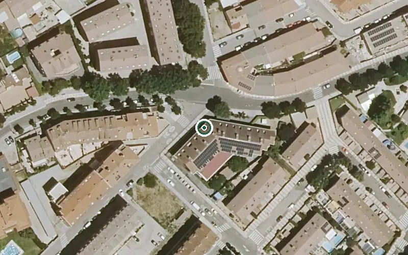Vista aérea de la ubicación de Residencia Mayores Azuqueca de Henares
