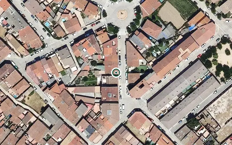 Vista aérea de la ubicación de Residència Pineda