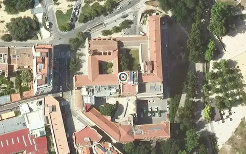 Vista aérea de la ubicación de Llar Residèncial Sant Llàtzer
