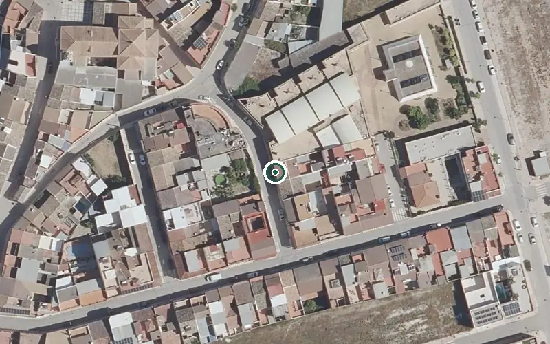 Vista aérea de la ubicación de Residencia Personas Mayores Miguel Molinero Martín