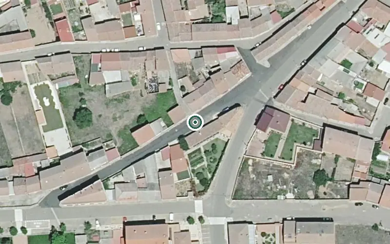 Vista aérea de la ubicación de Unidad de Estancias Diurnas Alicia