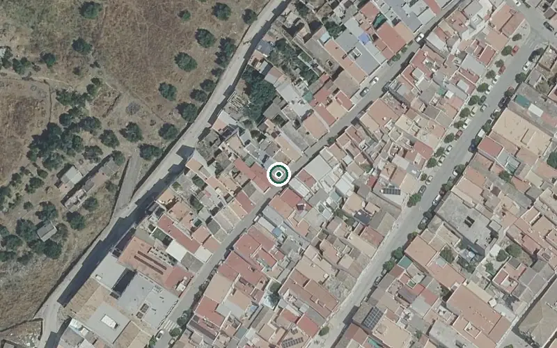 Vista aérea de la ubicación de Residencia de Personas Mayores Magdalena