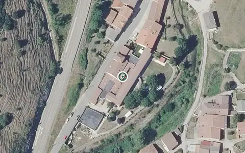 Vista aérea de la ubicación de Lusanz Cantabria