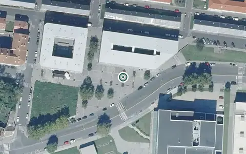 Vista aérea de la ubicación de Centro de Día para Persoas Maiores de Ferrol Esteiro