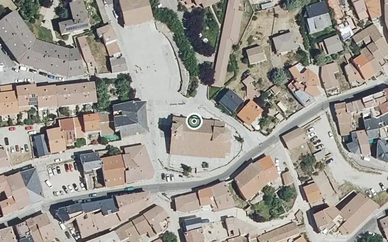 Vista aérea de la ubicación de Residencia El Concejo