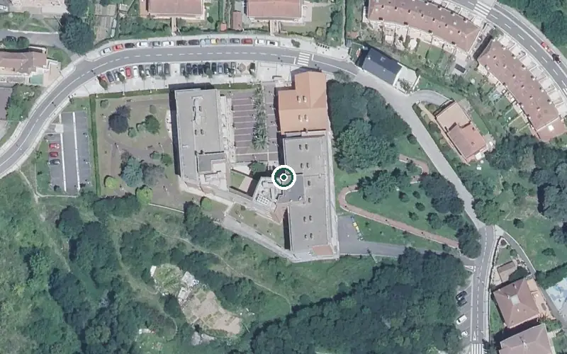 Vista aérea de la ubicación de Residencia Berra Egoitza