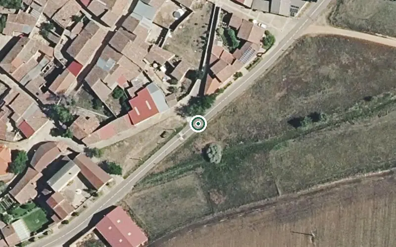 Vista aérea de la ubicación de Casa-vivienda el Almendro