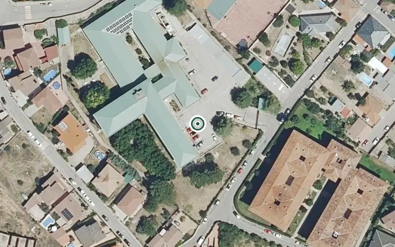 Vista aérea de la ubicación de Residencia Torrelaguna