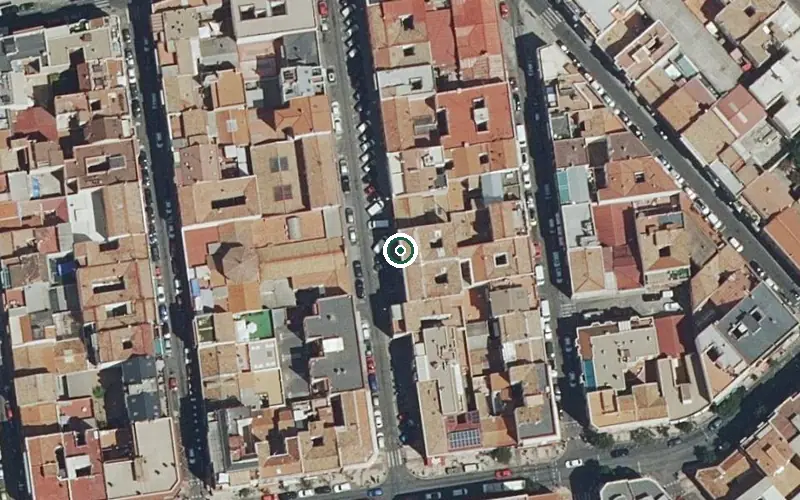 Vista aérea de la ubicación de Centro de Día Valleluz i