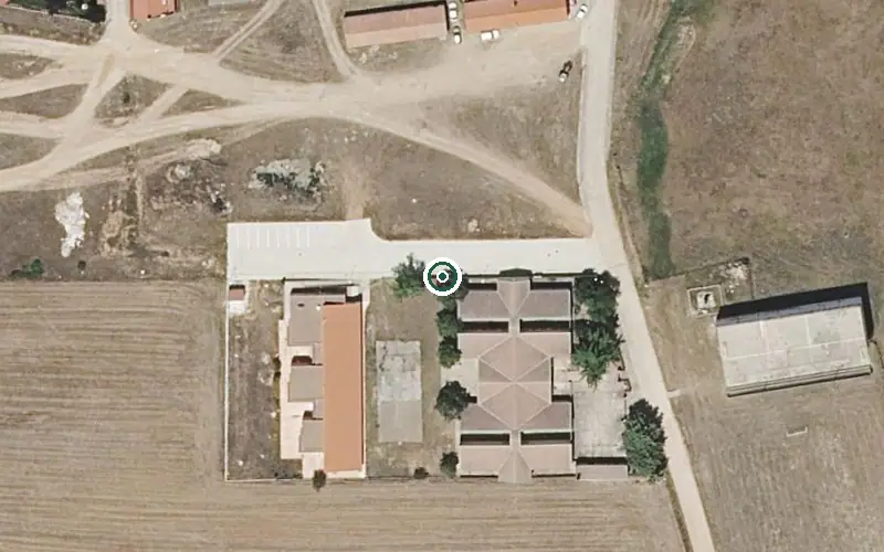 Vista aérea de la ubicación de Residencia Municipal de el Cubo de Don Sancho