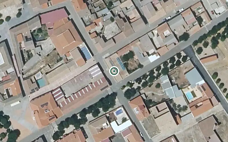 Vista aérea de la ubicación de Vivienda de Mayores