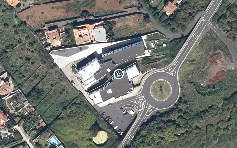 Vista aérea de la ubicación de Centro Sociosanitario de Santa Úrsula