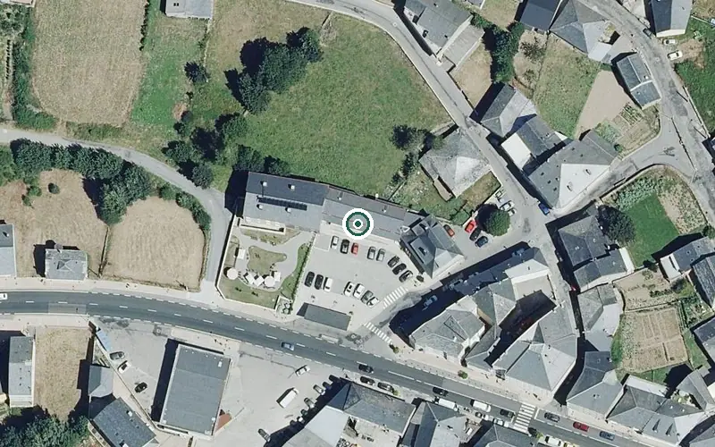 Vista aérea de la ubicación de Residencia para Persoas Maiores Manuel Villasol