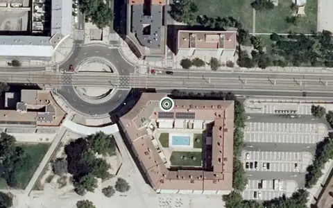 Vista aérea de la ubicación de Residencia Marbore Majas de Goya