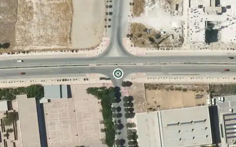 Vista aérea de la ubicación de Centro Residencial de Mayores Amavir Jaén