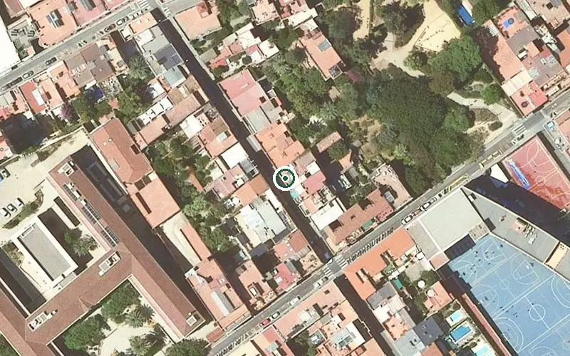 Vista aérea de la ubicación de Verdi Residencial