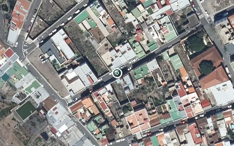 Vista aérea de la ubicación de Casa de Mayores Buenavista del Norte