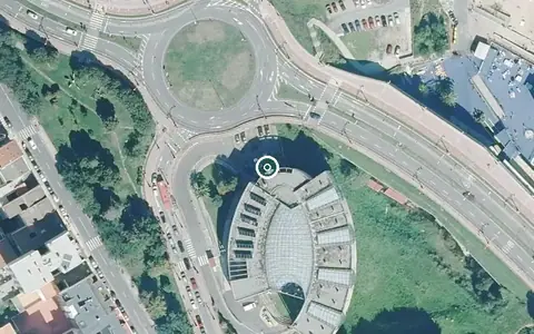 Vista aérea de la ubicación de Residencia de Maiores Torrente Ballester