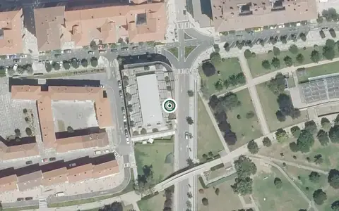 Vista aérea de la ubicación de Sanitas Residencial Barakaldo Egoitza
