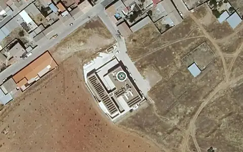 Vista aérea de la ubicación de Residencia de Mayores Municipal Doña Paquita García
