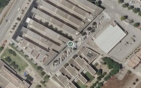 Vista aérea de la ubicación de Centro de Día para Mayores Conil Solidario